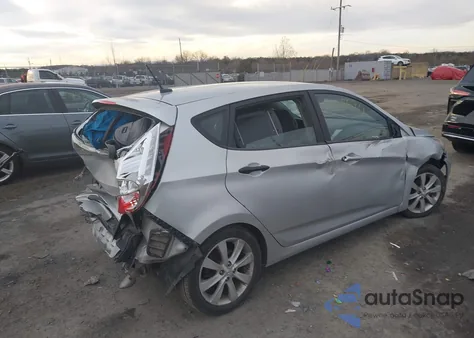 2012 Hyundai Accent Se z USA, uszkodzony, nr VIN KMHCU5AE8CU017467
